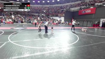 54 lbs Cons. Round 2 - Wrigley Wachter, Oregon Wrestling Club vs Jackson Nickelatti, West Salem/Bangor