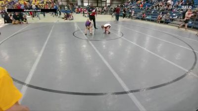 50 lbs Round 4 - Hayden Flaten, Glasgow Wrestling Club vs Raya Petersek, Winner Youth Wrestling