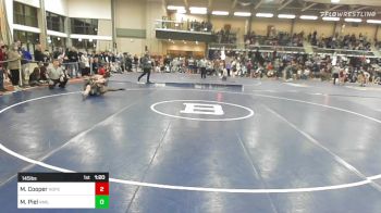 145 lbs Round Of 16 - Maurice Cooper, Hope vs Maximus Piel, New Milford