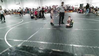 72 lbs Round 5 (6 Team) - Jaxon Ballard, Morris Fitness vs Jackson Payne, Slate Wrestling Academy