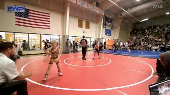 58 lbs Consi Of 8 #2 - Weston Myers, Pawhuska Elks Takedown vs Hudson Vanover, Salina Wrestling Club