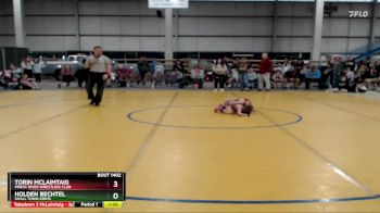 60-65 lbs Quarterfinal - Torin McLaimtaig, Priest River Wrestling Club vs Holden Bechtel, Small Town Grims