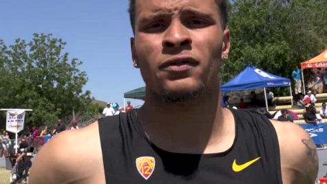 Andre De Grasse runs 9.87!