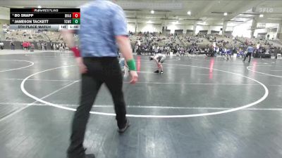 112 lbs 5th Place Match - Jameson Tackett, Eagle Talon Wrestling Club vs Bo Snapp, Dragon Wrestling Club