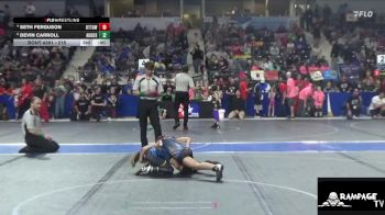 70 lbs Champ. Round 1 - Paisley Newell, Clearwater vs Laiken Wells, Hutchinson Kids Wrestling Club