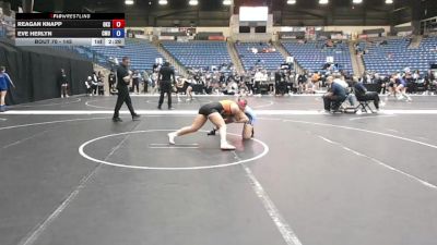 145 lbs Champ. Round 2 - Reagan Knapp, Oklahoma State University vs Eve Herlyn, Central Methodist University