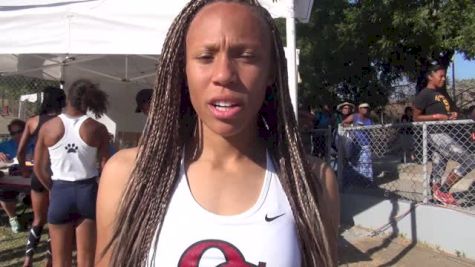 Lauren Rain Williams sets new PR in 200m