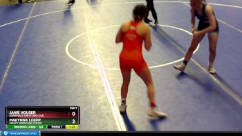 59-62 lbs Round 1 - Makynna Loepp, Legacy Wrestling Center vs Janie Houser, Sunnyvale Wrestling Club