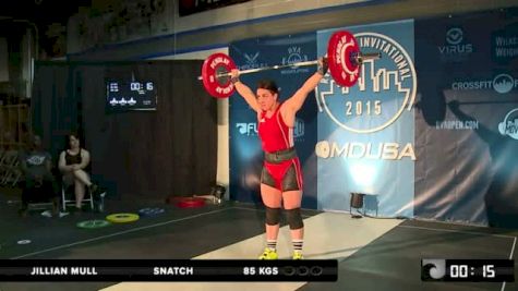 Jillian Mull Snatch 85 Kgs