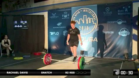 Rachael Davis Snatch 92 Kgs