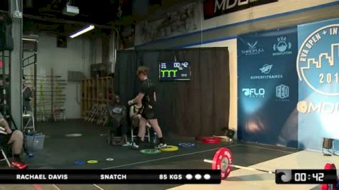 Rachael Davis Snatch 85 Kgs