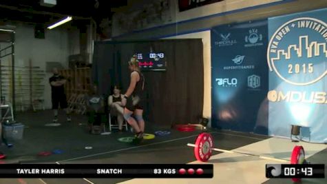Tayler Harris Snatch 83 Kgs 2