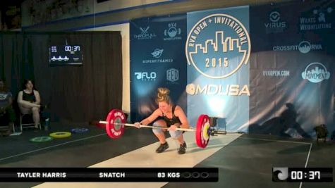 Tayler Harris Snatch 83 Kgs 3