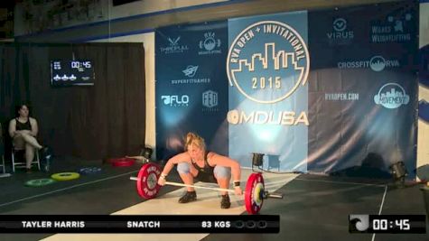 Tayler Harris Snatch 83 Kgs