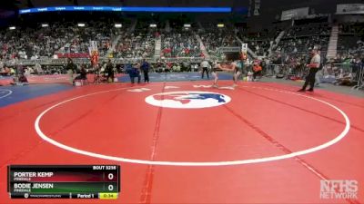 3A-132 lbs Cons. Round 2 - Bodie Jensen, Pinedale vs Porter Kemp, Pinedale