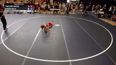 88 lbs Quarters - Jon Luke Austin, IN vs Maddex Mills, MN