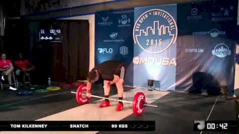 Tom Kilkenney Snatch 90 Kgs