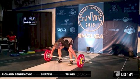 Richard Bendekovic Snatch 78 Kgs