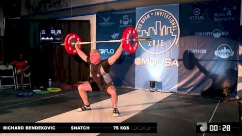 Richard Bendekovic Snatch 75 Kgs