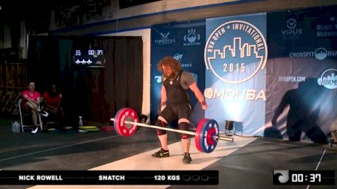 Nick Rowell Snatch 120 Kgs 2