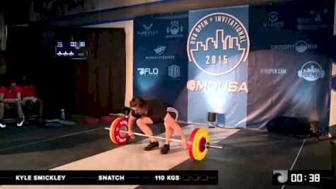 Kyle Smickley Snatch 110 Kgs