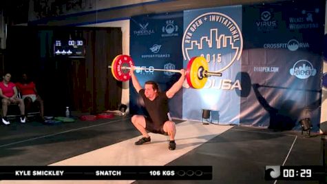 Kyle Smickley Snatch 106 Kgs