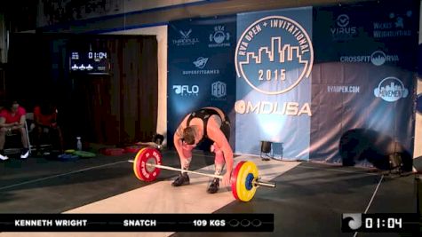 Kenneth Wright Snatch 109 Kgs