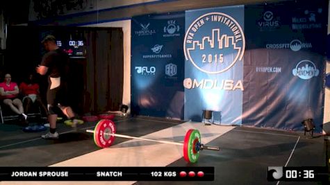 Jordan Sprouse Snatch 102 Kgs 2