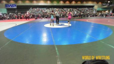 98 lbs Round Of 32 - Violet Diaz, Big Game Wrestling Club vs Renee Meders, DirtBag Kidz