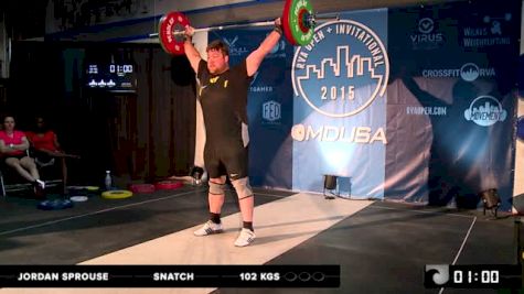 Jordan Sprouse Snatch 102 Kgs