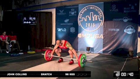 John Collins Snatch 96 Kgs