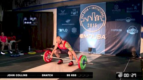 John Collins Snatch 95 Kgs