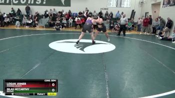 285 lbs Cons. Semi - Silas Mccarthy, Brooks vs Logan Joiner, Madison County