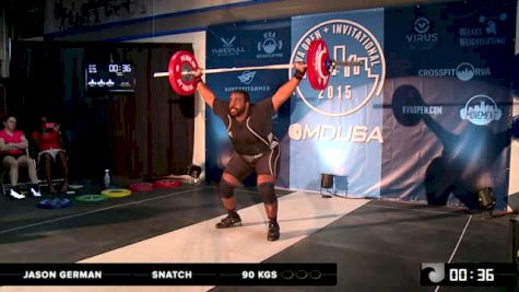 Jason German Snatch 90 Kgs