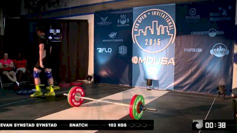 Evan Synstad Snatch 102 Kgs
