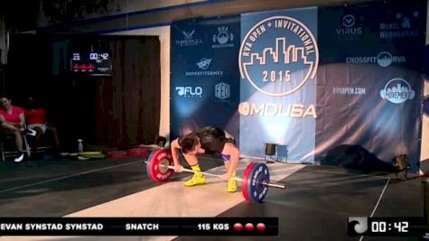 Evan Synstad Snatch 115 Kgs