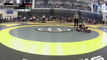 113 lbs Cons. Round 2 - Westen Mast, Defiance vs Kaidence Brubaker, Findlay