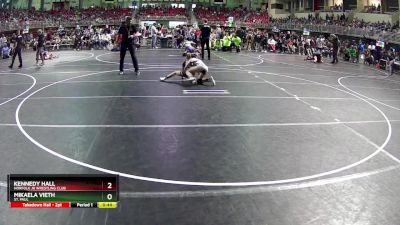 89 lbs Semifinal - Kennedy Hall, Norfolk Jr Wrestling Club vs Mikaela Vieth, St. Paul