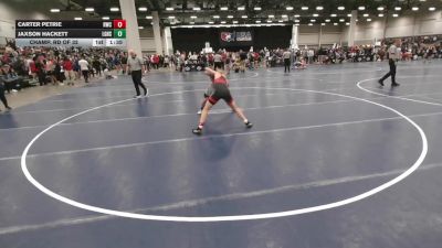 106 lbs Champ. Rd Of 32 - Jaxson Hackett, Lake Gibson High School Wrestling vs Carter Petrie, Reddot Wrestling Club