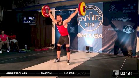 Andrew Clark Snatch 110 Kgs