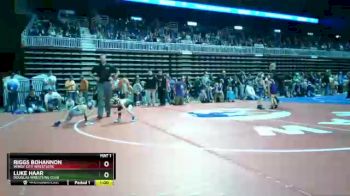 45 lbs Quarterfinal - Luke Haar, Douglas Wrestling Club vs Riggs Bohannon, Windy City Wrestlers