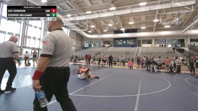 120-125.6 lbs Champ. Round 1 - Jax Johnson, 208 Spartans vs Cooper Williams, Sanderson Wrestling Academy