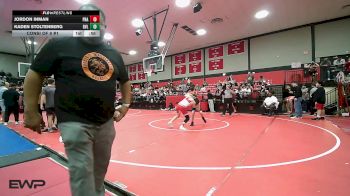 119 lbs Consi Of 8 #1 - Jordon Inman, Prague vs Kaden Stoltenberg, Bartlesville