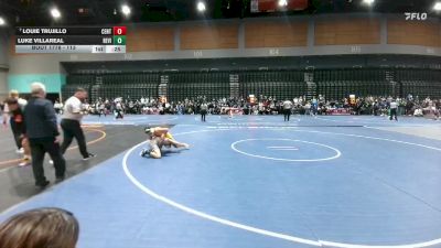 113 lbs Cons. Round 6 - Luke Villareal, Redwood -Visalia vs Louie Trujillo, Central