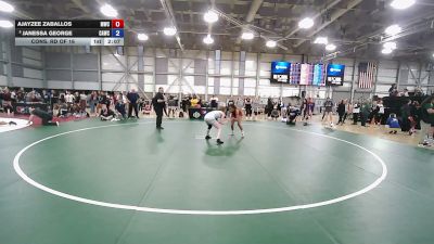 57 kg Cons. Rd Of 16 - Ajayzee Zaballos, Menlo Wrestling Club vs Janessa George, Cardinal WC