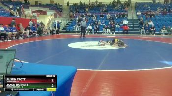 113 lbs 4th Wrestleback (16 Team) - Austin Trott, Jefferson vs Jaxon Barnett, Harris County