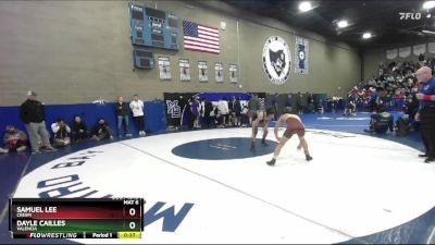 113 lbs Cons. Round 7 - Samuel Lee, Crespi vs Dayle Cailles, Valencia