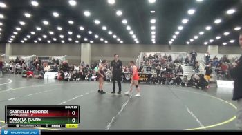 101 lbs Placement Matches (16 Team) - Makayla Young, Indiana Tech vs Gabrielle Medeiros, Campbellsville