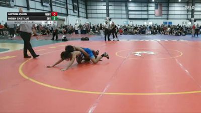 113 lbs Champ. Round 1 - Higen Castillo, Grizzly Wrestling Club vs Jayden Jones, Warmup Gang Wrestling Club