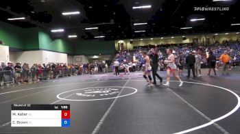 139 lbs Round Of 32 - Molly Keller, VA vs Camryn Brown, CT